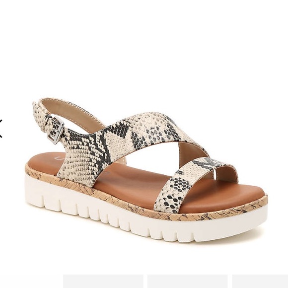 Unisa Shoes - Snake Platform Sandals